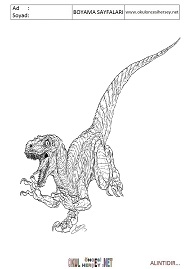 jurasic-world boyama sayfaları